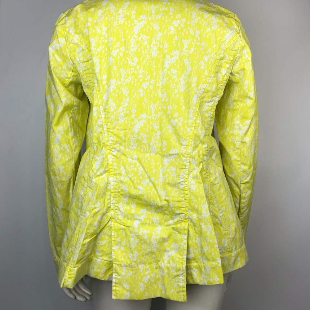 Cabi Jacket Spring Button Down Pockets Yellow Coat - image 6